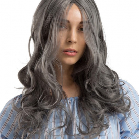 Long Center Parting Wavy Party Synthetic Wig