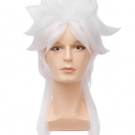 Long Tail Upwards Straight Anime Party Cosplay Synthetic Wig