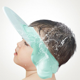 Adjustable Baby Shower Cap Soft Bath Shampoo Visor Hat Hair Washing Protector