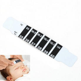 Baby Safe Forehead Body Temperature Test Strip Thermometer