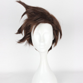 Men’s Cool Short Brown Cosplay Wig Short Game Coser Wigs