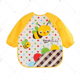 Children’s Waterproof Long-sleeved Food Clothes Baby Bib