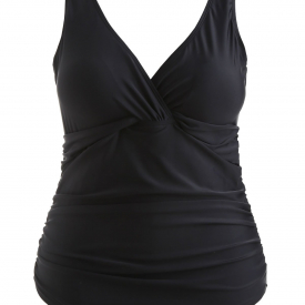 Padded Plus Size Twist Front Swimwear