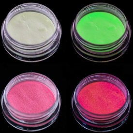 12 Color Nails Luminous Powder