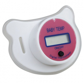 Baby Nipple Thermometer Medical Silicone Pacifier LCD Digital Temperature Measure Tool