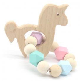 Baby Teether Bracelets Molar Sticks Beech Toys