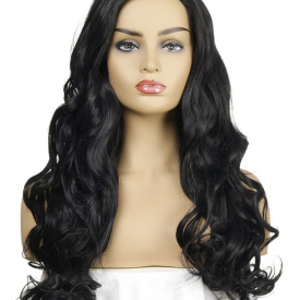 Side Part Synthetic Long Wavy Wig