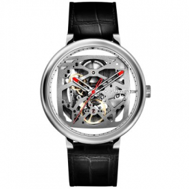 CIGA Design Men Hollow Out Mechanical Watch Customized Business Movement Leisure Wristwatch