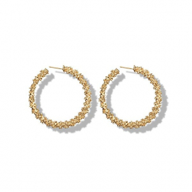 Textured Hoop Earrings