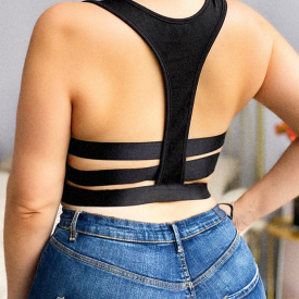 Plus Size Racerback Sports Bra
