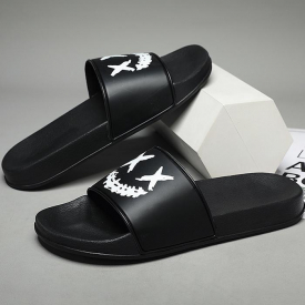 Men Men’s Daily Home Evil Smile Face Print Minimalist Slippers