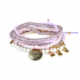 Bohemian Women’s Bracelet Coin Beads Multilayer Bracelet
