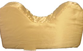 Satin Style Saver Pillow With Neck Cut-out * Ecru (Beige)