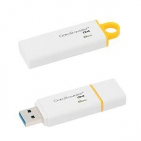 Kingston Digital 8GB Data Traveler 3.0 USB Flash Drive – Yellow (DTIG4/8GB )
