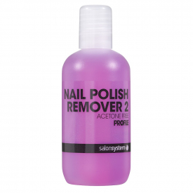 salon system polish remover non acetone 125ml