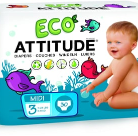 Attitude Organic Baby Diapers – Size 3 (5- 11 kg)