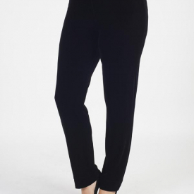 Black Velvet Pull On Stretch Trouser