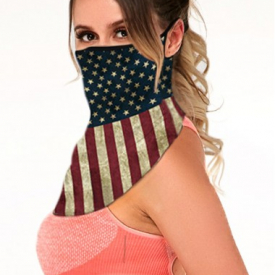 1pc American Flag Print Ear Loops Bandana