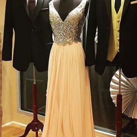 C Chicloth Aline Elegant Red Ball Gown Prom Dress