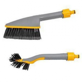 Hozelock Brush Twin Pack Car Care / Wheel / Shampoo Sticks