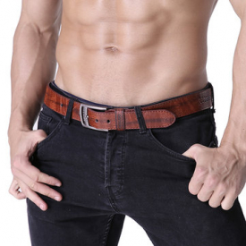 Men Retro Cowboy Belt 108CM