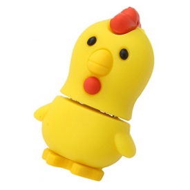 MonkeyJack Funny U Disk，Fashion Cute Cartoon Animal Small Yellow Chicken Model USB2.0 Stick 32GB 128GB Flash Pen Drive – Yellow Chicken, 128GB