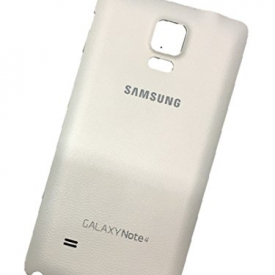 New OEM Samsung Galaxy Note 4 N910F N910A N910T N910V Back Door Battery Cover with NFC (WHITE)