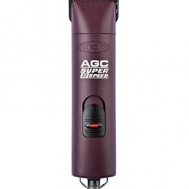 Andis ProClip AGC Super 2-Speed Detachable Blade Clipper, Professional Animal Grooming, Burgundy, AGC2 (22360)