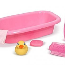Melissa & Doug Mine to Love Baby Doll Bathtub and Accessories Set (6 pcs)