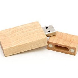 1 16GB USB 2.0 Wooden Maple Drive- Single Item – Grove Stick Design