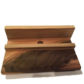 Multiple Device Wood Docking station / Wood Charging Stand/ Phone command center, Charging Station, Phone or tablet, electronic storage.