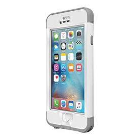 Lifeproof NÜÜD SERIES iPhone 6s ONLY Waterproof Case – Retail Packaging – AVALANCHE (BRIGHT WHITE/COOL GREY)