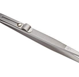 Grand Index JEWELRY GEM STONE LOCKING TWEEZER SLIDE LOCK LARGE TIP GEM161LR by Grand Index