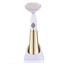 Electric Skin Cleansing Brush,Enjocho 1PC Face Clean Skin Massage Deep Pore Scrubber Cleanser Super Soft Brush (Gold)