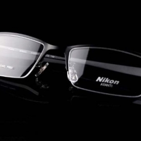 Nikon Titanium Unisex Eye Glass Eyeglass Frame Half Rim Frame with Special Gift