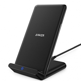 Anker PowerPort Wireless 5 Stand, 5W Standard Qi-Certified Wireless Charger for iPhone X, iPhone 8 / 8 Plus (AC Adapter Not Included)