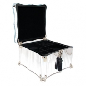 Glamour Mirrored Jewelry Box