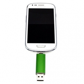 eMart Cell Phone USB Flash Drive 16GB OTG Pendrive Flash Memory Stick for Android Smart Mobile Phone & Computer (It Doesn’t Support iPhone) – Green