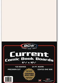 Current Comic Book Backing Boards – 200 Count