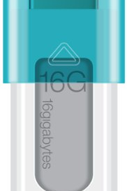 Lexar JumpDrive S50 16GB USB Flash Drive LJDS50-16GABNL (Teal)