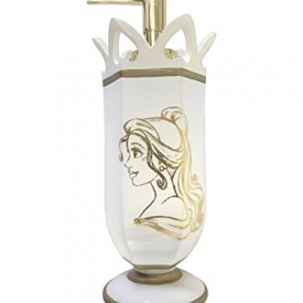 Disney Beauty & The Beast Gold Princess Resin Lotion Pump (Official Disney Product)