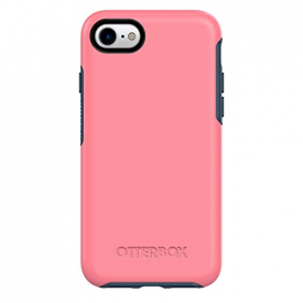 OtterBox SYMMETRY SERIES Case for iPhone 8 & iPhone 7 (NOT Plus) – Retail Packaging – SALTWATER TAFFY (PIPELINE PINK/BLAZER BLUE) (Certified Refurbished)