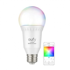 Eufy Lumos Smart Bulb – White & Color, Tunable White, Multiple Colors, 9W, Works With Amazon Alexa & Google Assistant, No Hub Required, Wi-Fi, 60W Equivalent, Dimmable LED Bulb, A19, E26, 800 Lumens