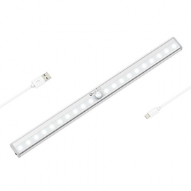 Motion Sensor Lights, OxyLED USB Rechargeable Closet Light 20 LEDs Wireless Under Cabinet Lightening for Wardrobe, Emergency, Garage, Medicine Cabinet, Gun safe, Vanity Mirror, Workstation