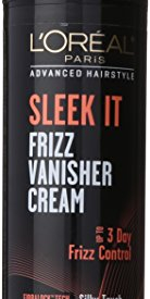 L’Oréal Paris Advanced Hairstyle SLEEK IT Frizz Vanisher Cream, 5 fl. oz. (Packaging May Vary)