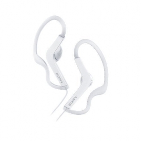 Sony MDR-AS210/W – Sport – earphones – ear-bud – over-the-ear mount – White