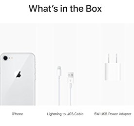 Apple iPhone 8 4.7″, 64 GB, Fully Unlocked, Silver