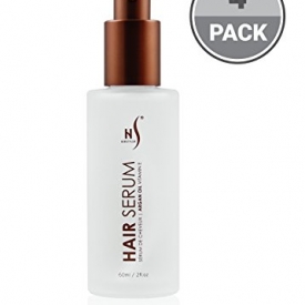 Herstyler Argan Oil Hair Repair Serum, Diminishes Damage Caused by Straightening Tools, 2 Fl. Oz / 60 Ml (Pack of 4)