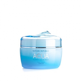 Nature Republic Super Aqua Max Fresh Watery Cream for Oily Skin, 80 Milliliter