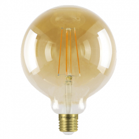 Integral G125 LED Vintage Globe Bulb E27 5W (40W) 1800K (Ultra-Warm) Dimmable Lamp